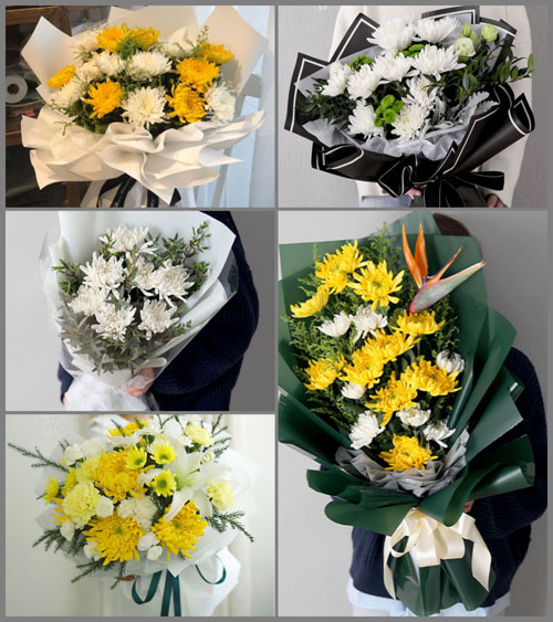 福建泉州德化县葛坑镇龙漈村白事花束代送